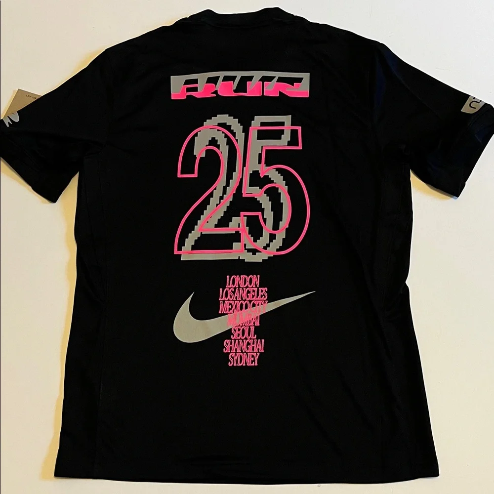 Nike After Dark Tour Dri-FIT soccer  Running Jersey black pink  Women’s M $75